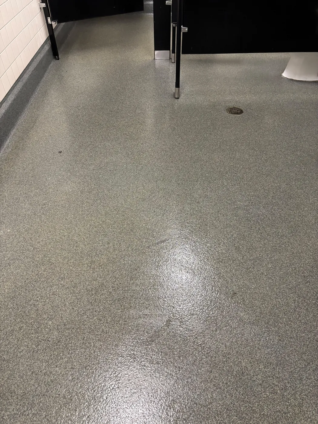 Epoxy-coated commercial floor
